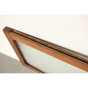 山岳 エッチングガラス 欄間　R0478 