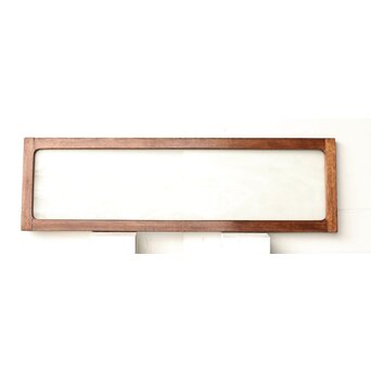 山岳 エッチングガラス 欄間　R0478 