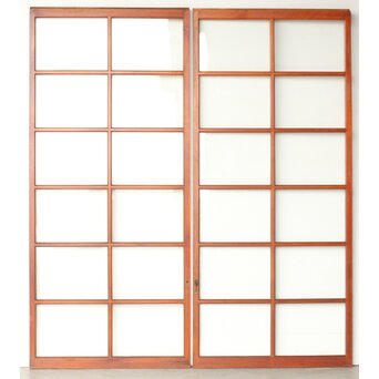 ゆらゆらガラス戸 4枚1組　GD0274 AB　表