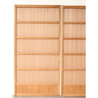 白木格子戸 3枚1組　L1162Y 