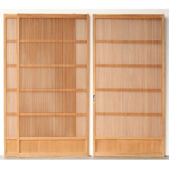 白木格子戸 3枚1組　L1162Y