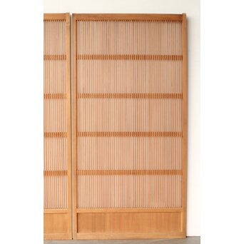 白木格子戸 3枚1組　L1162Y 