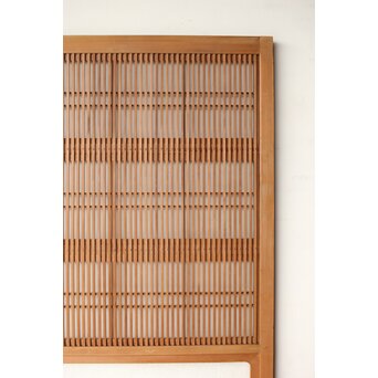 白木格子戸 4枚1組　L1163Y 