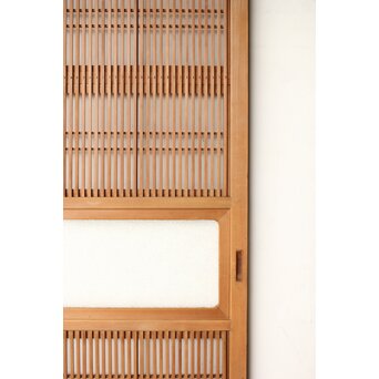 白木格子戸 4枚1組　L1163Y 