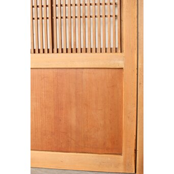 白木格子戸 4枚1組　L1163Y 