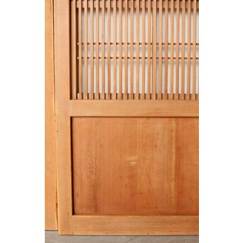 白木格子戸 4枚1組　L1163Y 