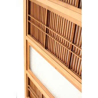 白木格子戸 4枚1組　L1163Y 