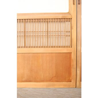 白木格子戸 4枚1組　L1163Y 