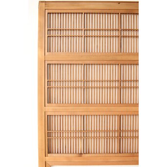 白木格子戸 4枚1組　L1163Y 