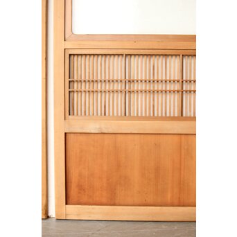 白木格子戸 4枚1組　L1163Y 