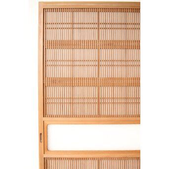 白木格子戸 4枚1組　L1163Y 