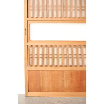 白木格子戸 4枚1組　L1163Y 