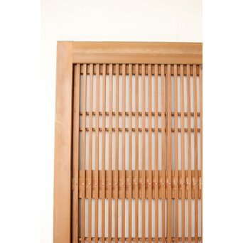 白木格子戸 4枚1組　L1163Y 