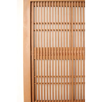 白木格子戸 4枚1組　L1163Y 