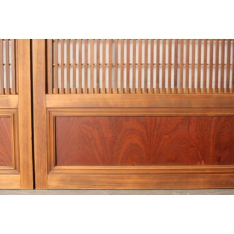 堅木腰板 格子戸 3枚1組　L1164 