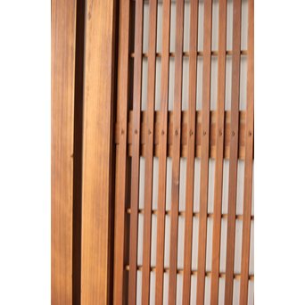 堅木腰板 格子戸 3枚1組　L1164 