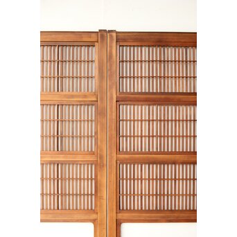 堅木腰板 格子戸 3枚1組　L1164 