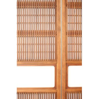 堅木腰板 格子戸 3枚1組　L1164 