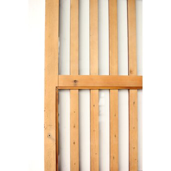 朱色 ガラス蔵戸　W0195 