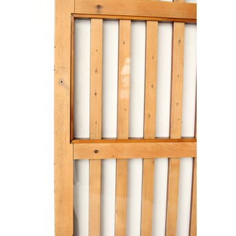 朱色 ガラス蔵戸　W0195 