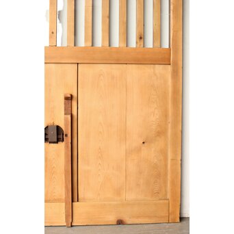 朱色 ガラス蔵戸　W0195 