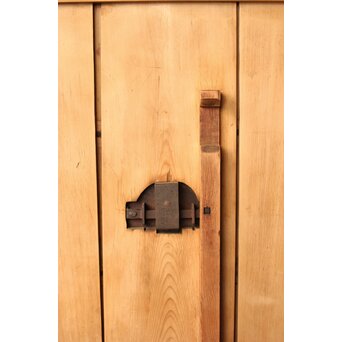 朱色 ガラス蔵戸　W0195 