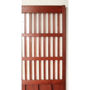 朱色 ガラス蔵戸　W0195 