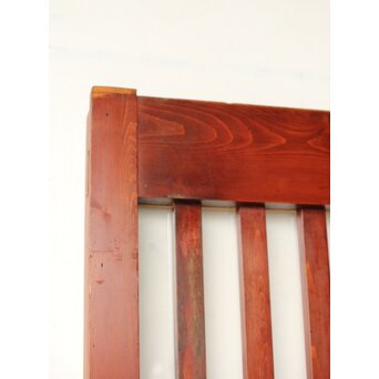 朱色 ガラス蔵戸　W0195 