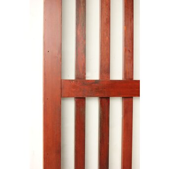 朱色 ガラス蔵戸　W0195 