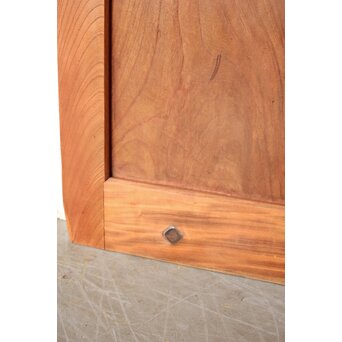 総欅 一枚板蔵戸　W0196Y 