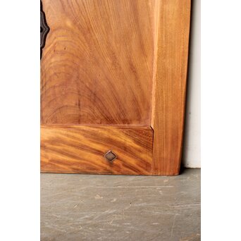 総欅 一枚板蔵戸　W0196Y 