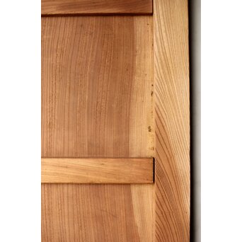 総欅 一枚板蔵戸　W0196Y 