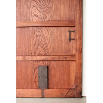 塗一枚板蔵戸　W0197Y 