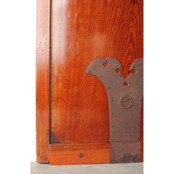 塗一枚板蔵戸　W0197Y 