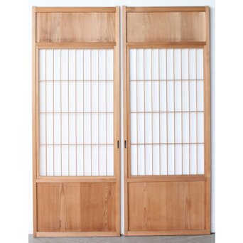 細身障子戸 4枚1組　F279 AB ウラ