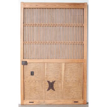 栗玉杢か 格子蔵戸　W0201Y