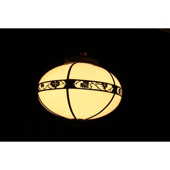 蔦模様 銅巻電笠照明 2個1組　A499 