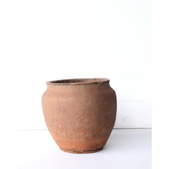 琉球 宮古島土器か 櫛目波状紋壺　P545 