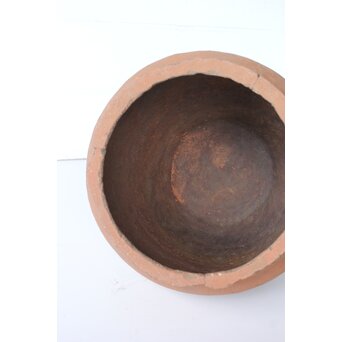 琉球 宮古島土器か 櫛目波状紋壺　P545 