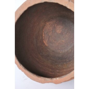 琉球 宮古島土器か 櫛目波状紋壺　P545 