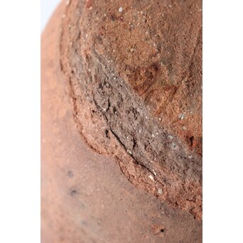 琉球 宮古島土器か 櫛目波状紋壺　P545 