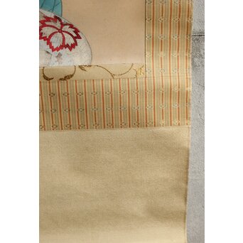 合掌描 中村貞以 舞子美人画 絹本軸装　Z634 