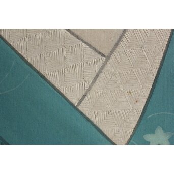 合掌描 中村貞以 舞子美人画 絹本軸装　Z634 