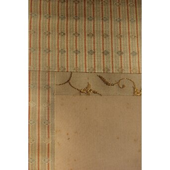 合掌描 中村貞以 舞子美人画 絹本軸装　Z634 