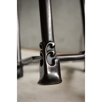 唐木 紫檀意盆栽卓 高卓　X592 