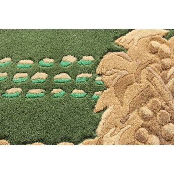 緞通 小磯良平デザイン「葡萄」高島屋 住江織物株式会社 現代大家創案「だんつう」U375 