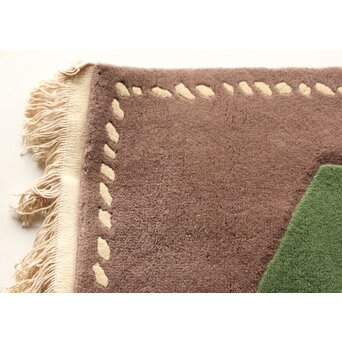 緞通 小磯良平デザイン「葡萄」高島屋 住江織物株式会社 現代大家創案「だんつう」U375 