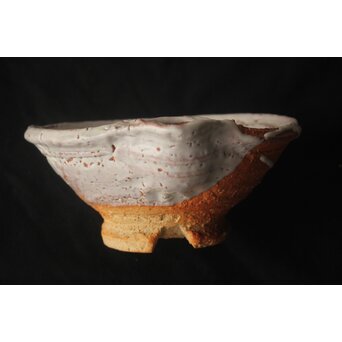 宇田川抱青 萩 片口 共箱　P546 