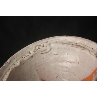 宇田川抱青 萩 片口 共箱　P546 