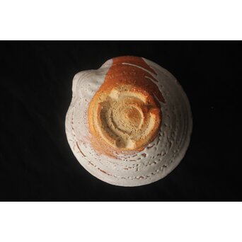 宇田川抱青 萩 片口 共箱　P546 